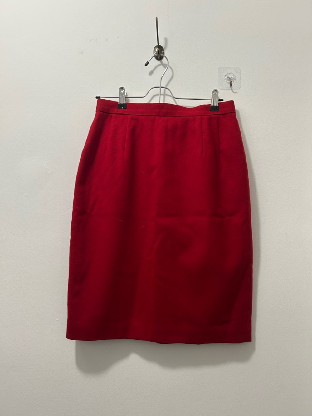 Classic Red Women's Pencil Skirt